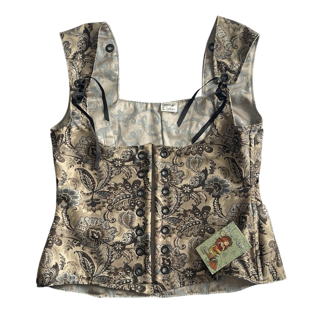 Damsel In This Dress Greta Corset 38 Waist Medieval Renaissance Faire Tapestry